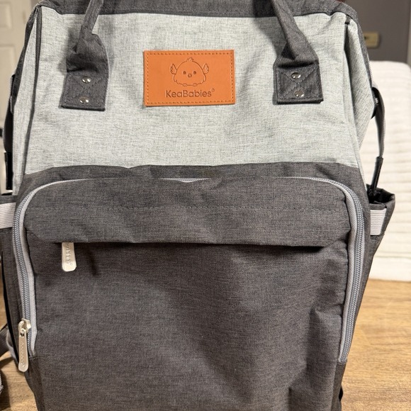 KeaBabies Diaper Bag Backpack, Waterproof Multi Function Baby Travel Bags - Picture 2 of 10